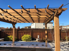 Load image into Gallery viewer, Best Redwood Super Deck Pergola – Enhance Your Outdoor Living Space