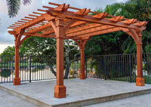Load image into Gallery viewer, Best Redwood Pacific Redwood Double Beam Premium Pergola – Create the Perfect Outdoor Retreat