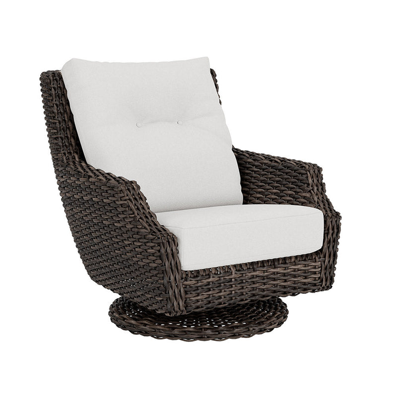 Lloyd Flanders Largo High Back Swivel Rocker Lounge Chair