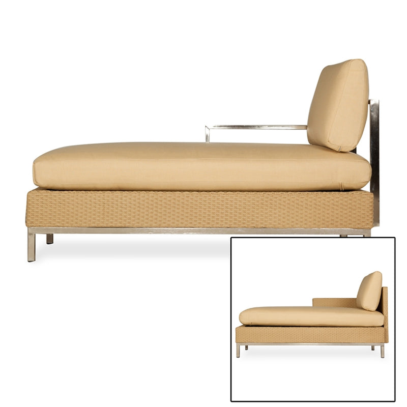 Lloyd Flanders Elements Large Wicker Sectional and Lounge Chairs Set