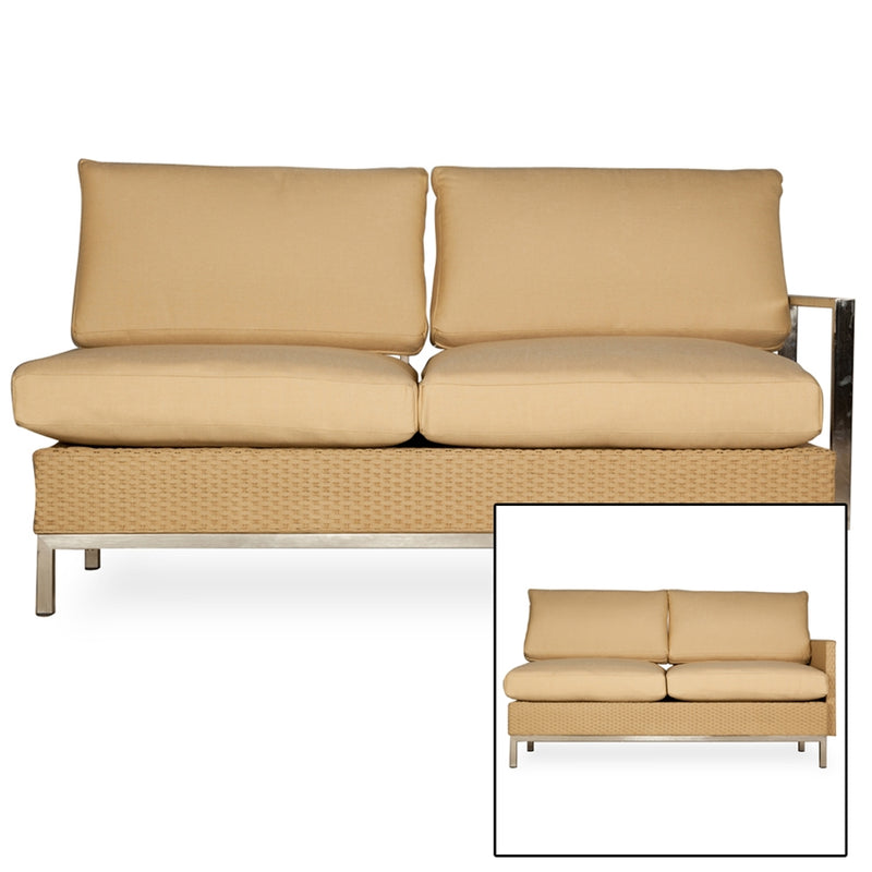 Lloyd Flanders Elements Large Wicker Sectional and Lounge Chairs Set