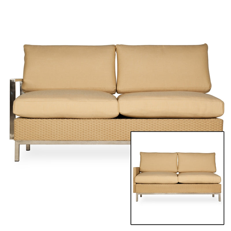Lloyd Flanders Elements U-Shaped Wicker Sectional Set