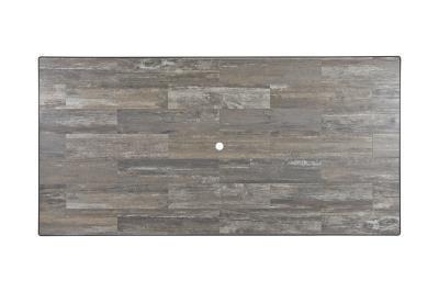 Reclaimed Teak 42x84" Table Top with Umbrella Hole