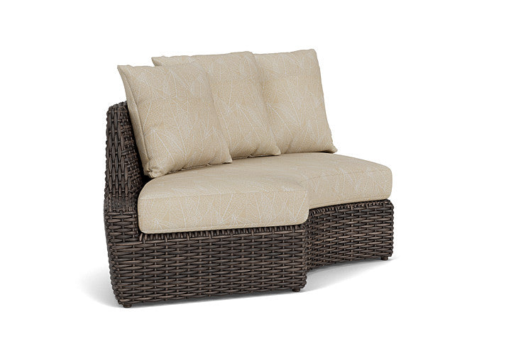 Lloyd Flanders Largo Right Arm Curved Sofa Sectional