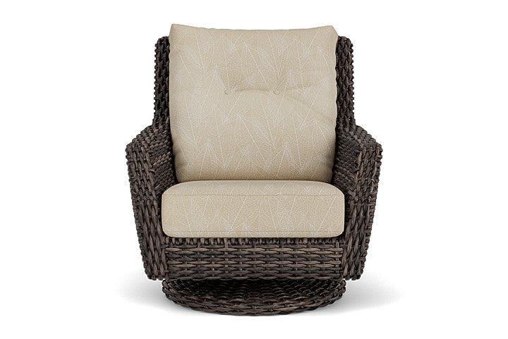 Lloyd Flanders Largo High Back Swivel Rocker Lounge Chair