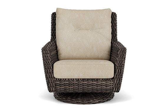 Lloyd Flanders Largo High Back Swivel Rocker Lounge Chair