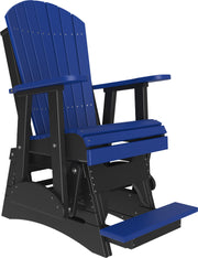 2 Adirondack Balcony Glider Blue Black