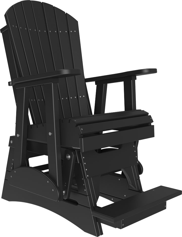 2 Adirondack Balcony Glider Black