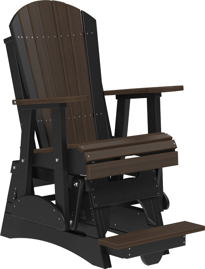 2 Adirondack Poly Balcony Glider BZWB