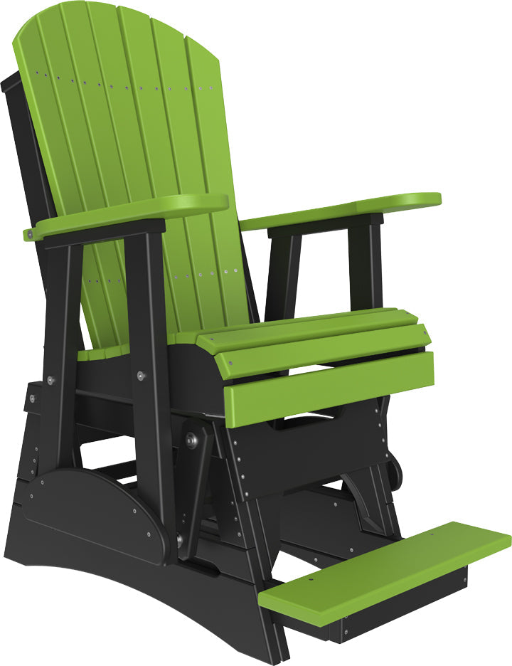 2 Adirondack Balcony Glider Lime Green Black