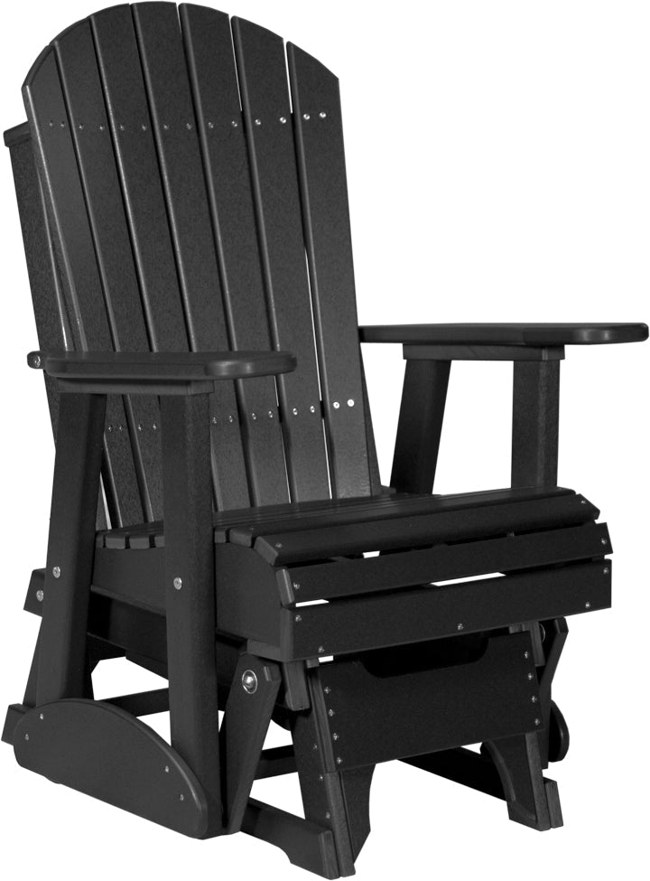 2 Adirondack Poly Glider Black