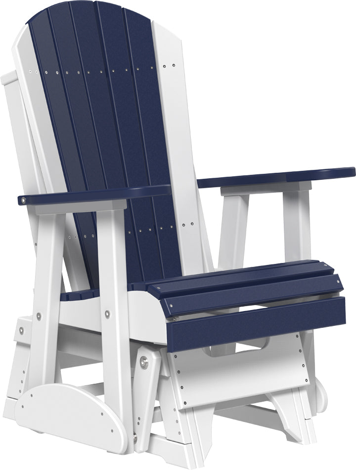 2 Adirondack Poly Glider Patriot Blue