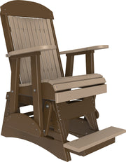 2 Classic Balcony Glider Weatherwood Chestnut
