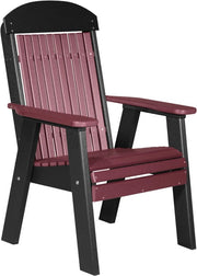 2 Classic Poly Bench Cherrywood Black