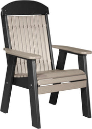 2 Classic Poly Bench Weatherwood Black
