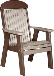 2 Classic Poly Bench Weatherwood Chestnut Brown