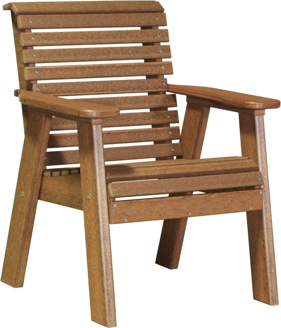 2 Plain Poly Bench Antique Mahogany