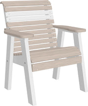 2 Plain Poly Bench Birch White