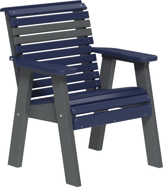 2 Plain Poly Bench Patriot Blue Slate