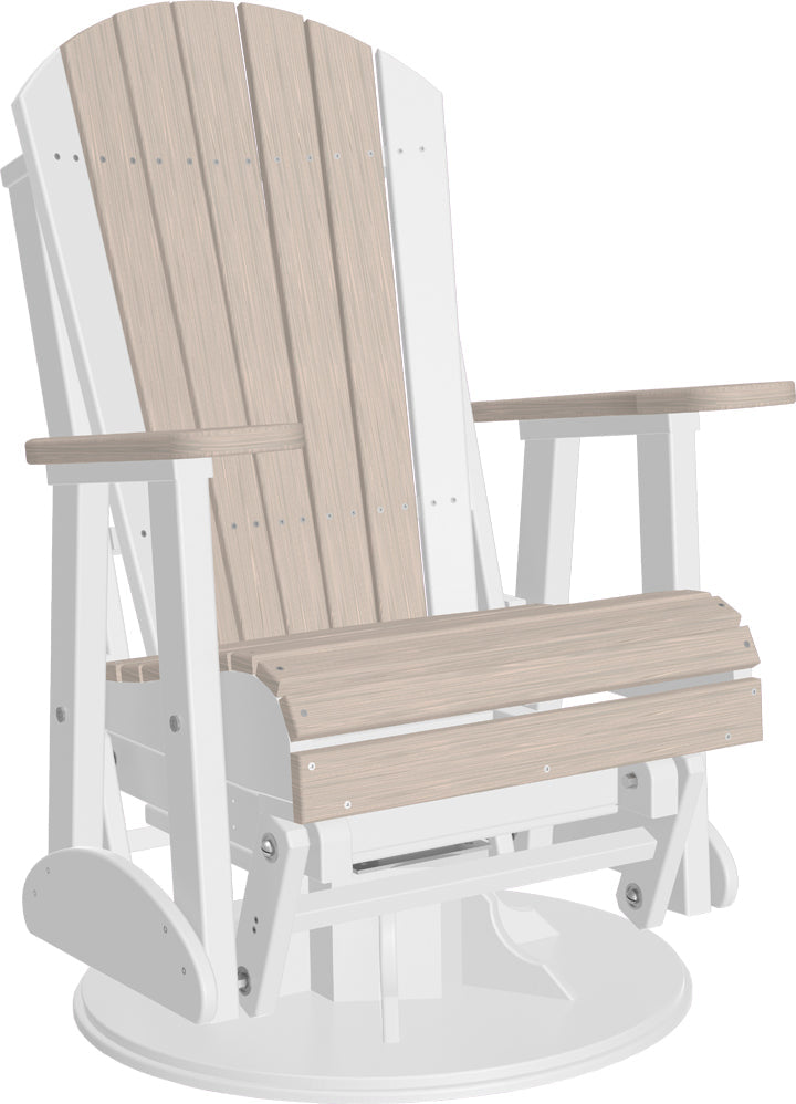2 Swivel Adirondack Poly Glider Birch