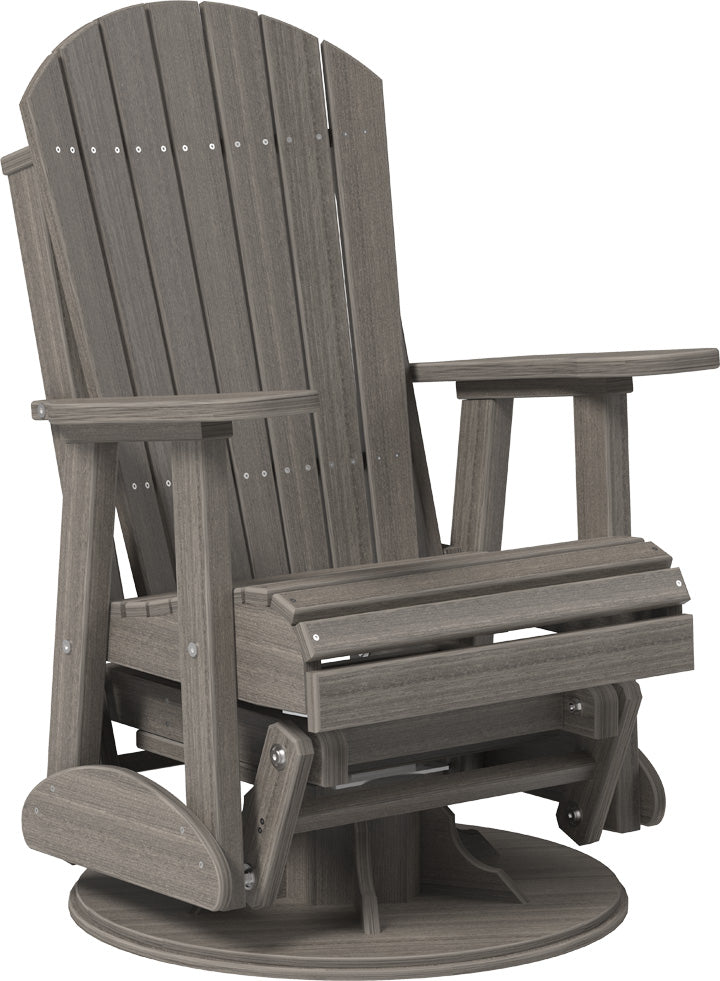 2 Swivel Adirondack Poly Glider Coastal