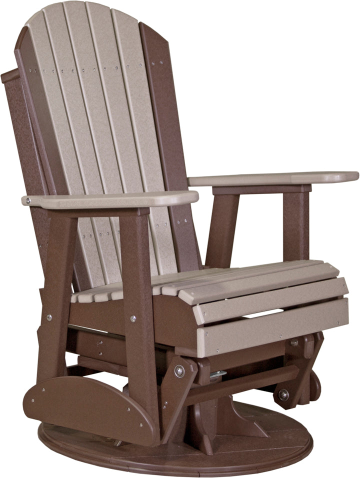 2 Swivel Adirondack Poly Glider