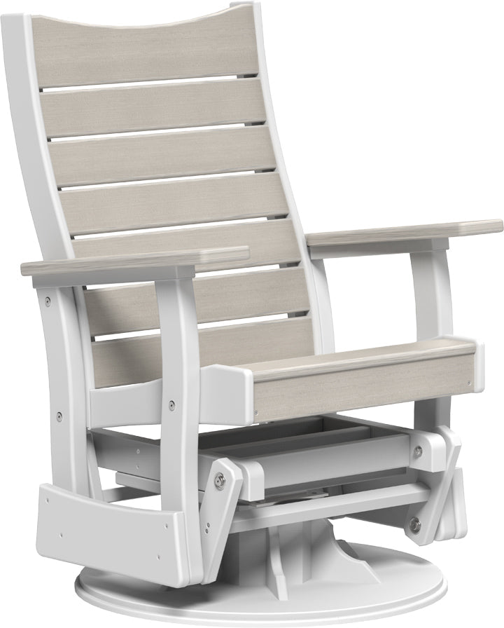 2 Swivel Contour Poly Glider Birch