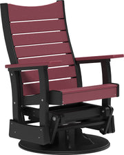 2 Swivel Contour Poly Glider Cherrywood