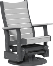 2 Swivel Contour Poly Glider Dove Gray