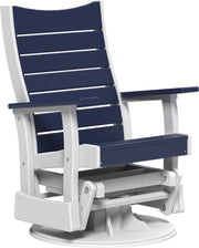 2 Swivel Contour Poly Glider Patriot Blue