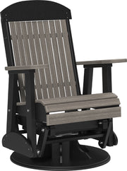 2 Swivel Classic Poly Glider Coastal Gray