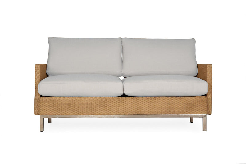 Lloyd Flanders Elements Settee with Loom Arms and Back