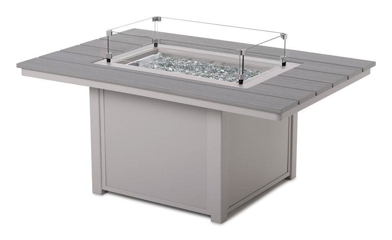 Telescope 16" x 28" Rectangular Glass Surround For 36"x 54" Rectangular Fire Table