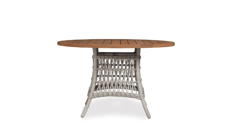 Lloyd Flanders Mackinac 5-Piece Woven Vinyl Round Dining Set