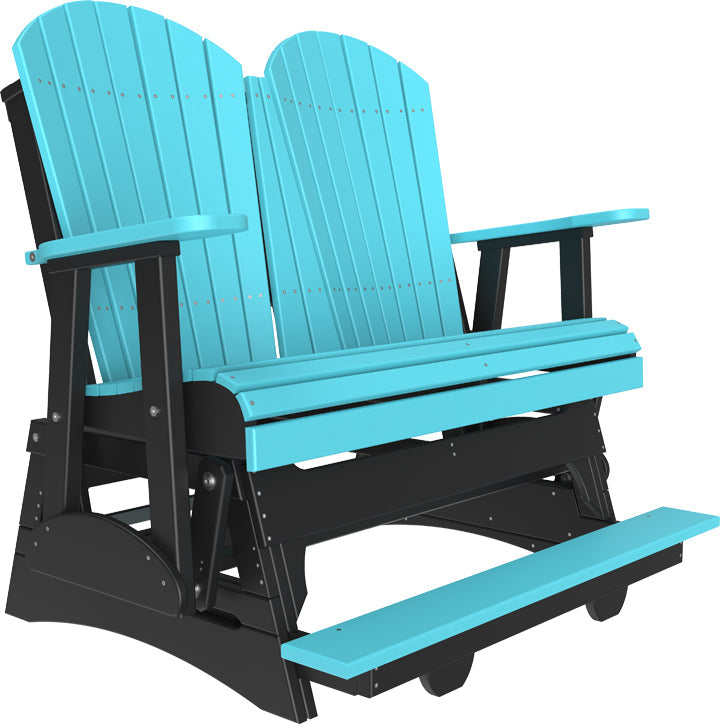 4 Adirondack Balcony Glider Aruba Blue