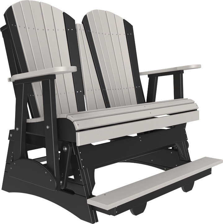 4 Adirondack Balcony Glider Dove Gray