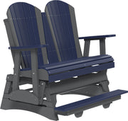 4 Adirondack Poly Balcony Glider Patriot Blue