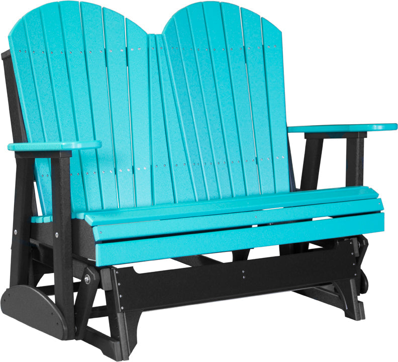 4 Adirondack Poly Glider Aruba Blue