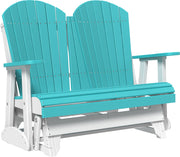 4 Adirondack Poly Glider Aruba Blue