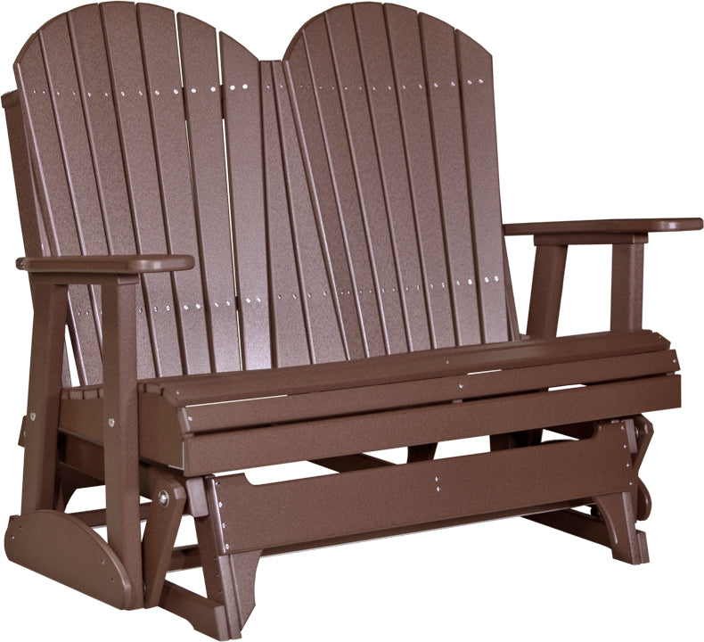 4 Adirondack Poly Glider Chestnut