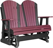 4 Adirondack Poly Glider Cherrywood