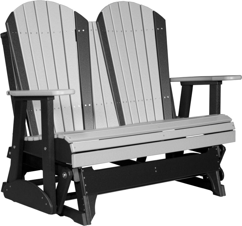4 Adirondack Poly Glider Dove Gray