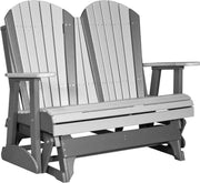 4 Adirondack Poly Glider Dove Gray