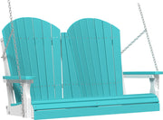 4 Adirondack Poly Swing Aruba Blue