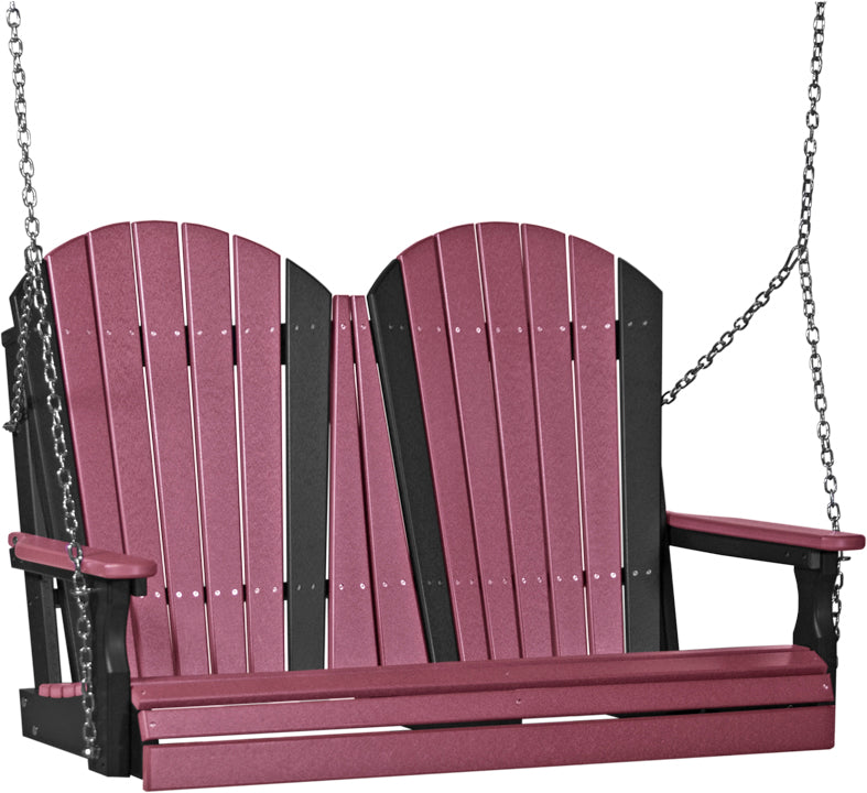 4 Adirondack Poly Swing Cherrywood