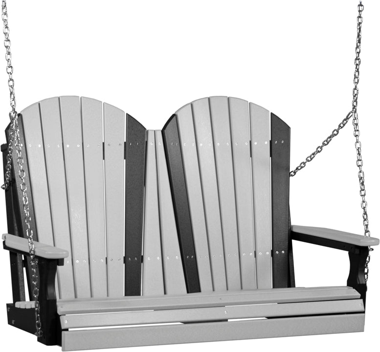 4 Adirondack Poly Swing Dove Gray