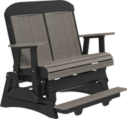 4 Classic Poly Balcony Glider Coastal Gray