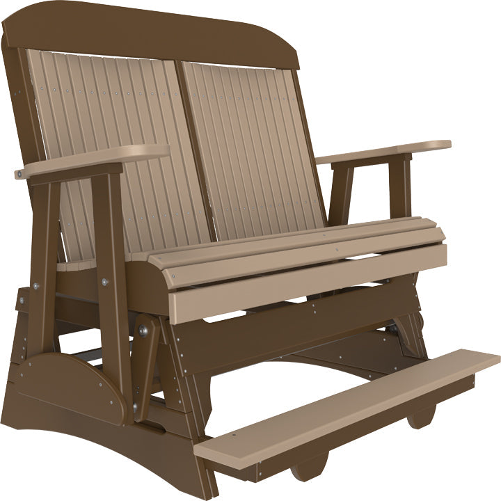4 Classic Balcony Glider Weatherwood Chestnut