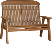 4 Classic Poly Bench Antique Mahogany