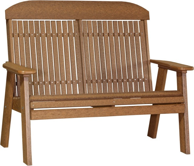 4 Classic Poly Bench Antique Mahogany